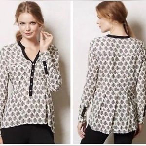 Anthropologie Vanessa Virginia top size 8